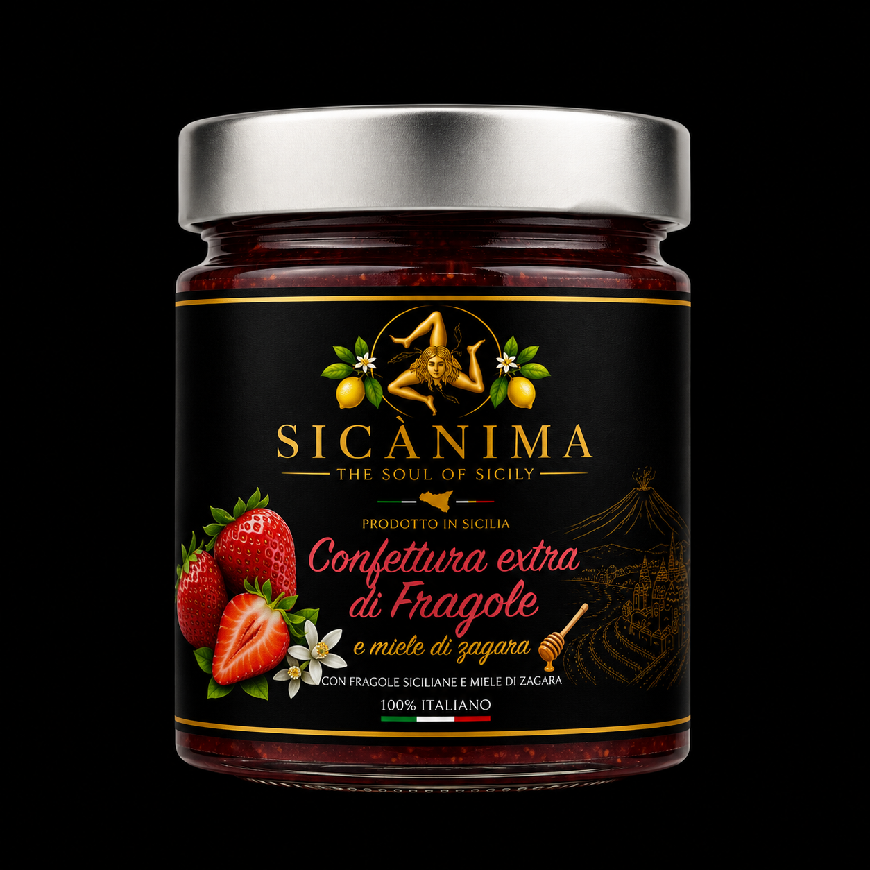 Confettura Extra di Fragole e Miele di Zagara